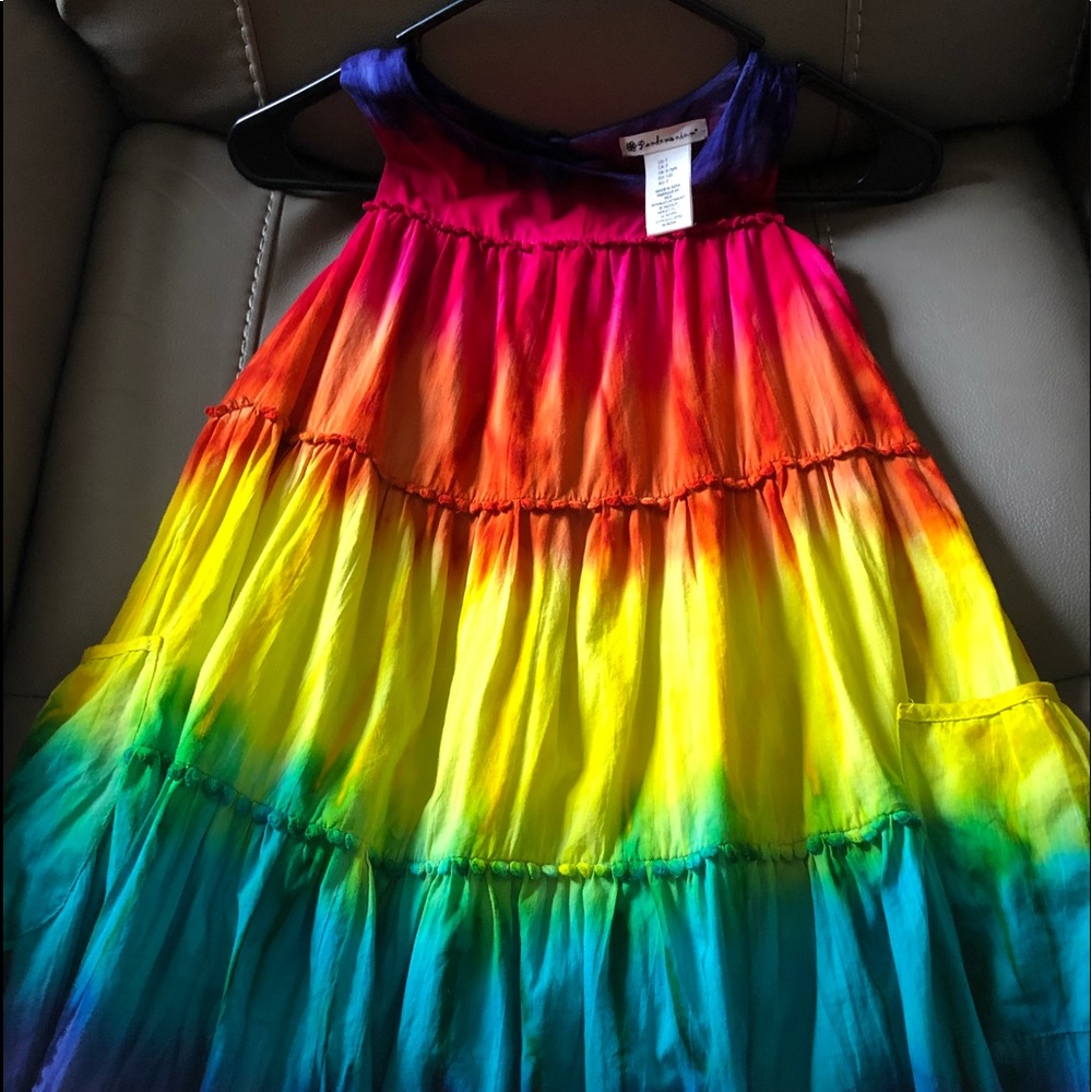 Girl’s pandemonium tie-dye dress